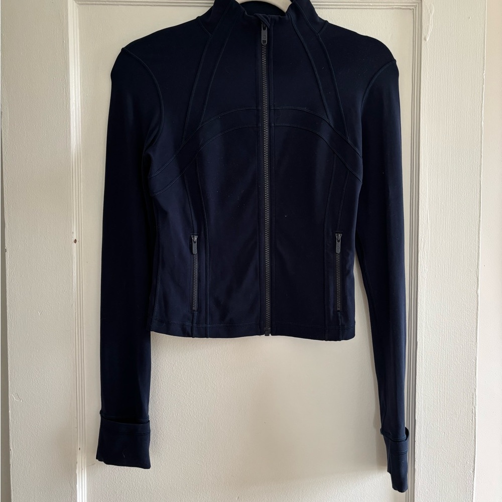 Lululemon Cropped Define Jacket in True Navy